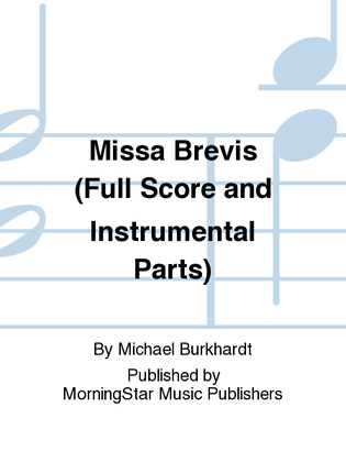 Book cover for Missa Brevis (Full Score and Instrumental Parts)