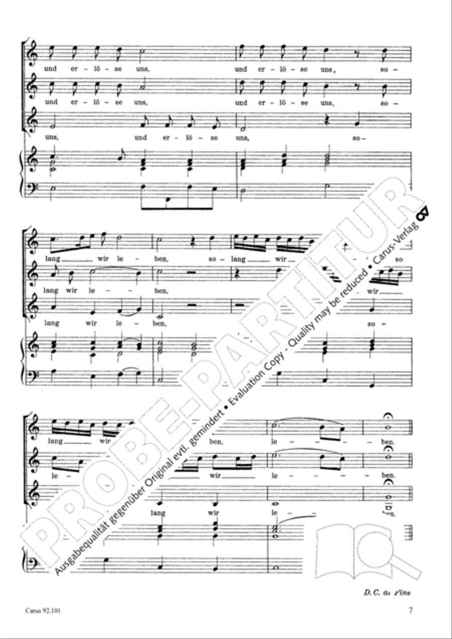 Der Herr gebe uns ein frohliches Herz SSA scores gallery preview page 8