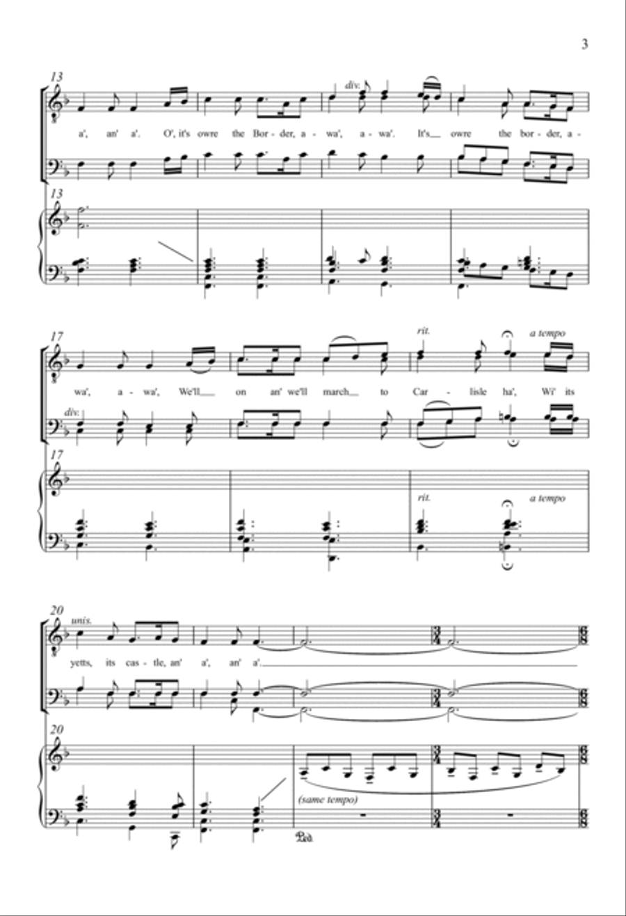 Wi' A Hundred Pipers Wi' A Hundred Pipers TTBB scores gallery preview page 2