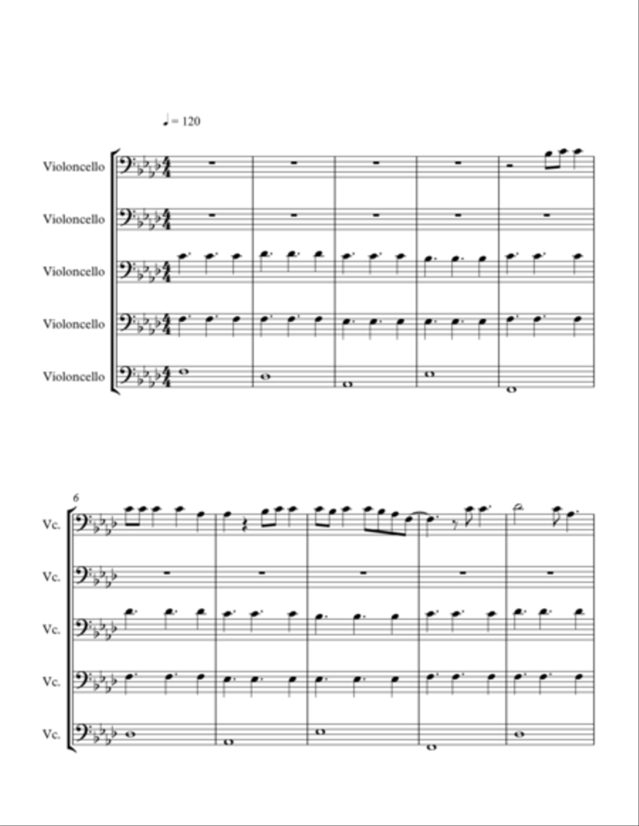 All Of Me String Trio scores gallery preview page 1