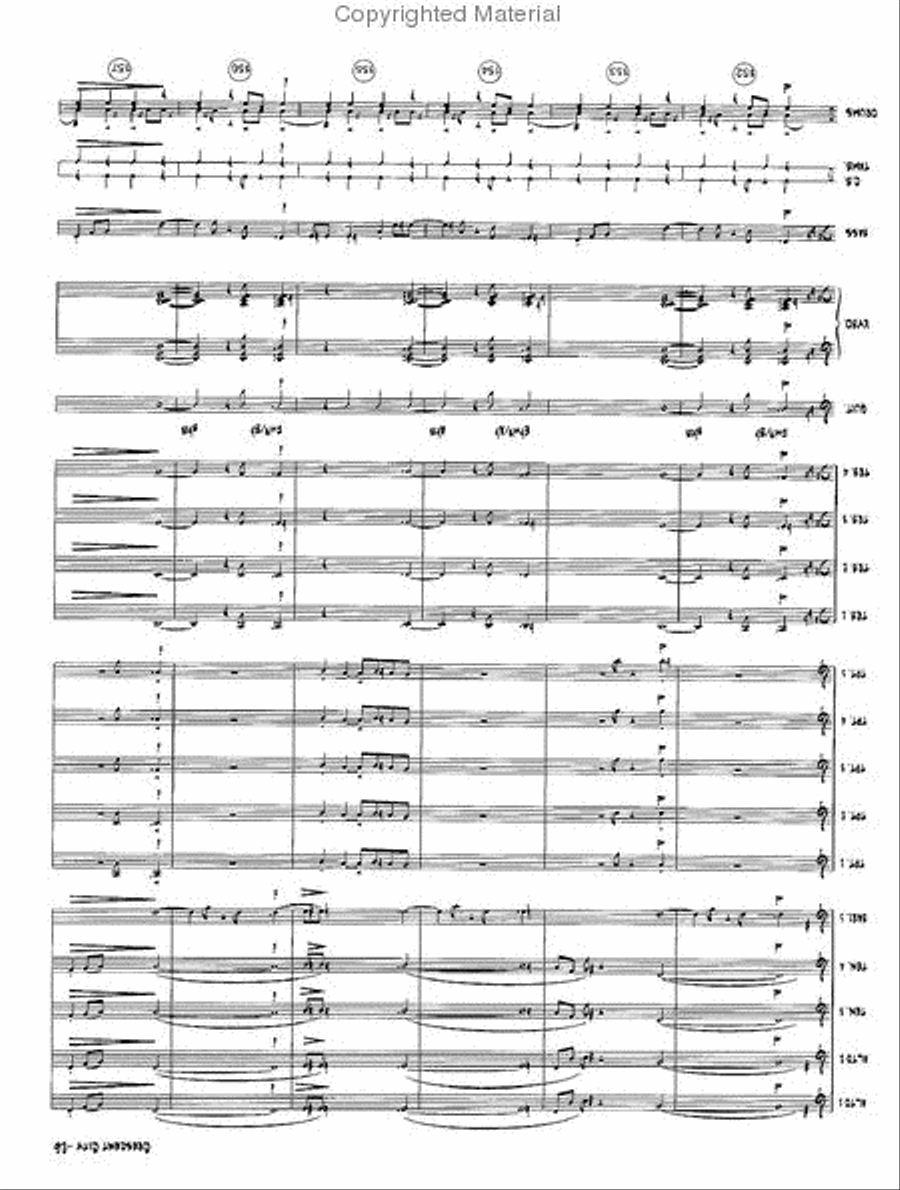 The Crescent City Stomp Jazz Ensemble scores gallery preview page 27