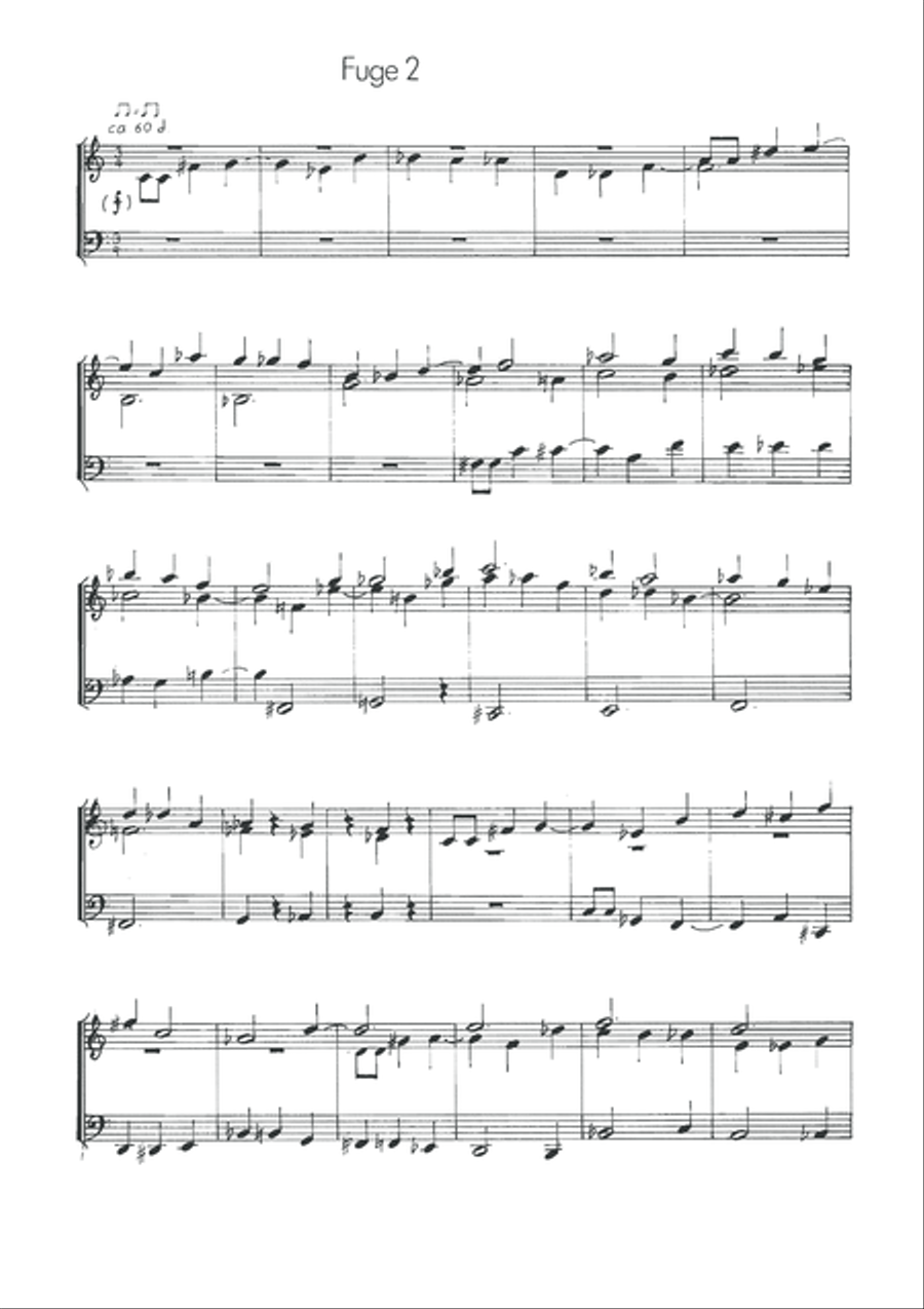 Fuge 2 Fuge 2 Piano Solo scores gallery preview page 3