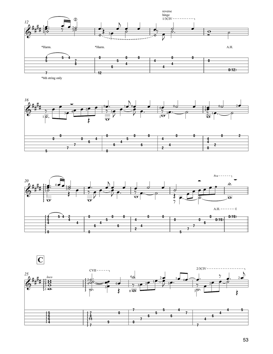 My Heart Will Go On (Love Theme From 'Titanic') (arr. David Jaggs) Acoustic Guitar scores gallery preview page 2