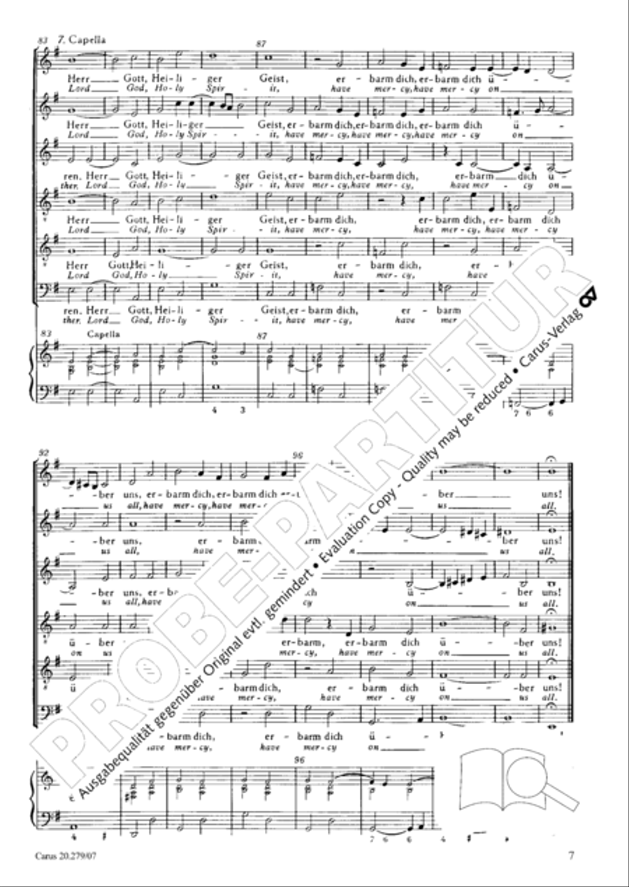 Musikalische Exequien I-III Orchestra scores gallery preview page 8