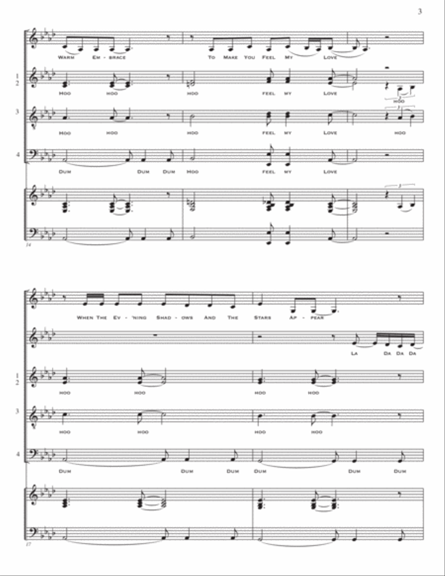 To Make You Feel My Love To Make You Feel My Love 4-Part scores gallery preview page 4