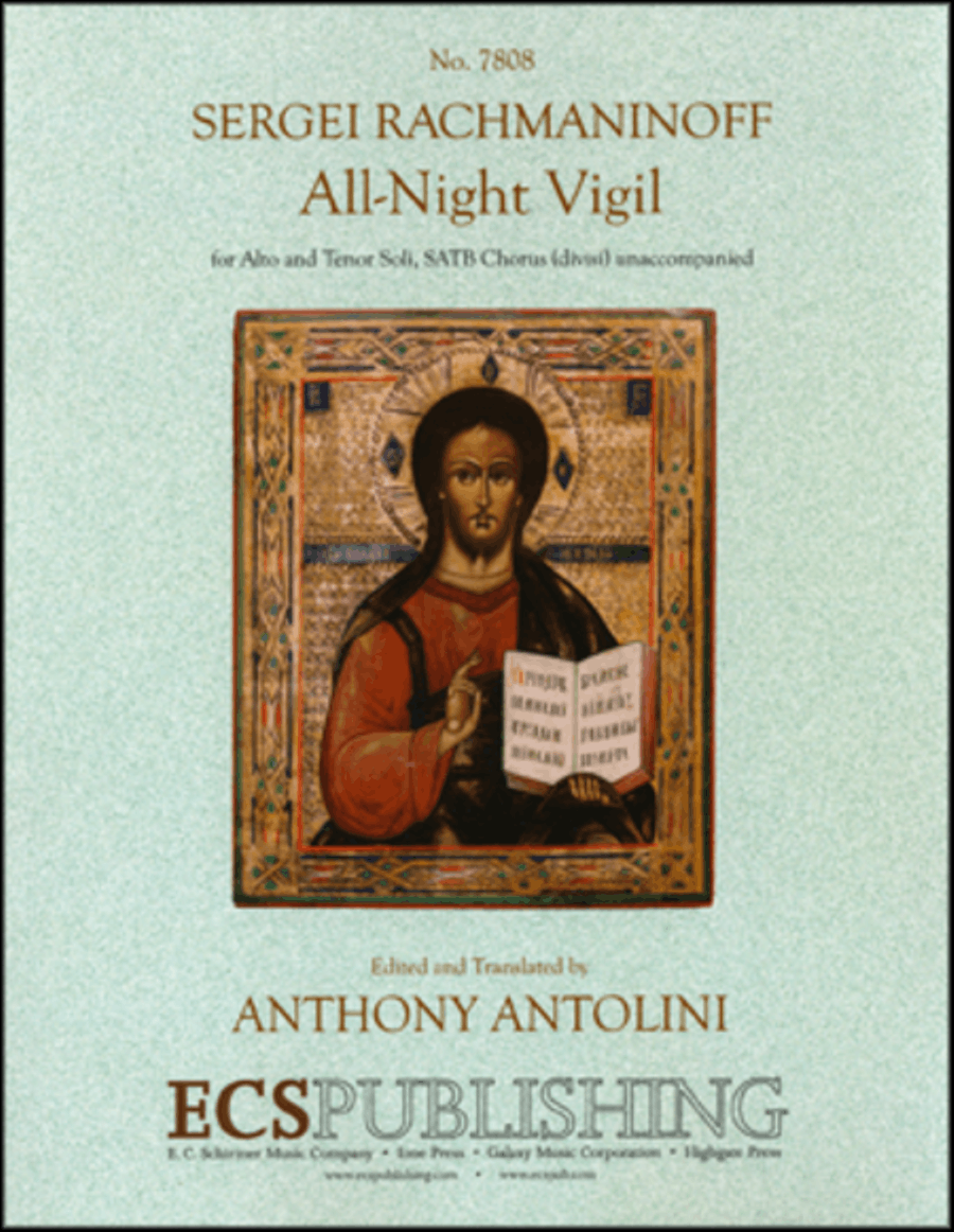 All-Night Vigil Divisi scores gallery preview page 1