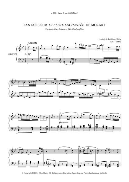Fantasie about Mozarts Magic Flute