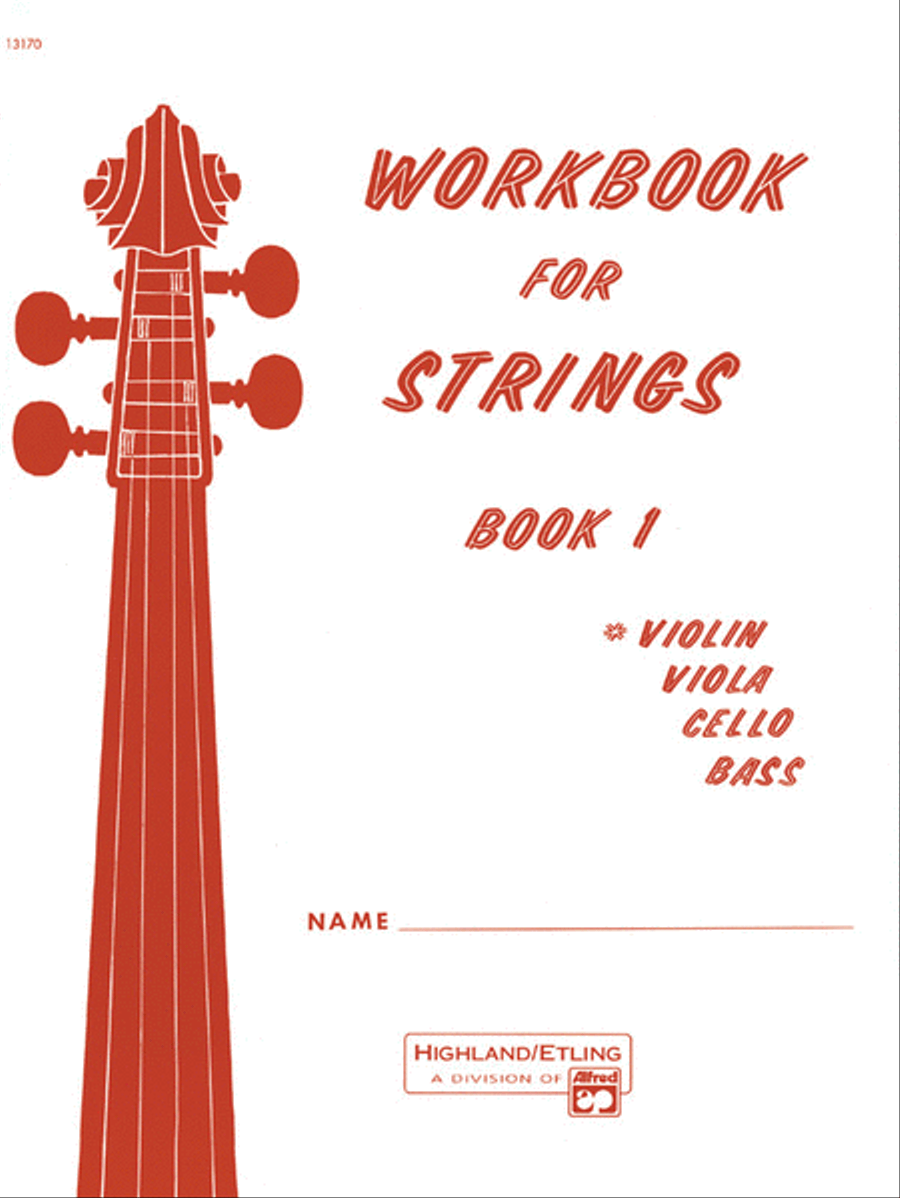 Workbook for Strings, Book 1 Chamber Orchestra scores gallery preview page 1
