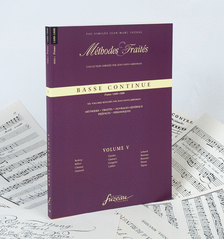 Methods & Treatises Continuo Bass - Volume 5 - France 1600-1800