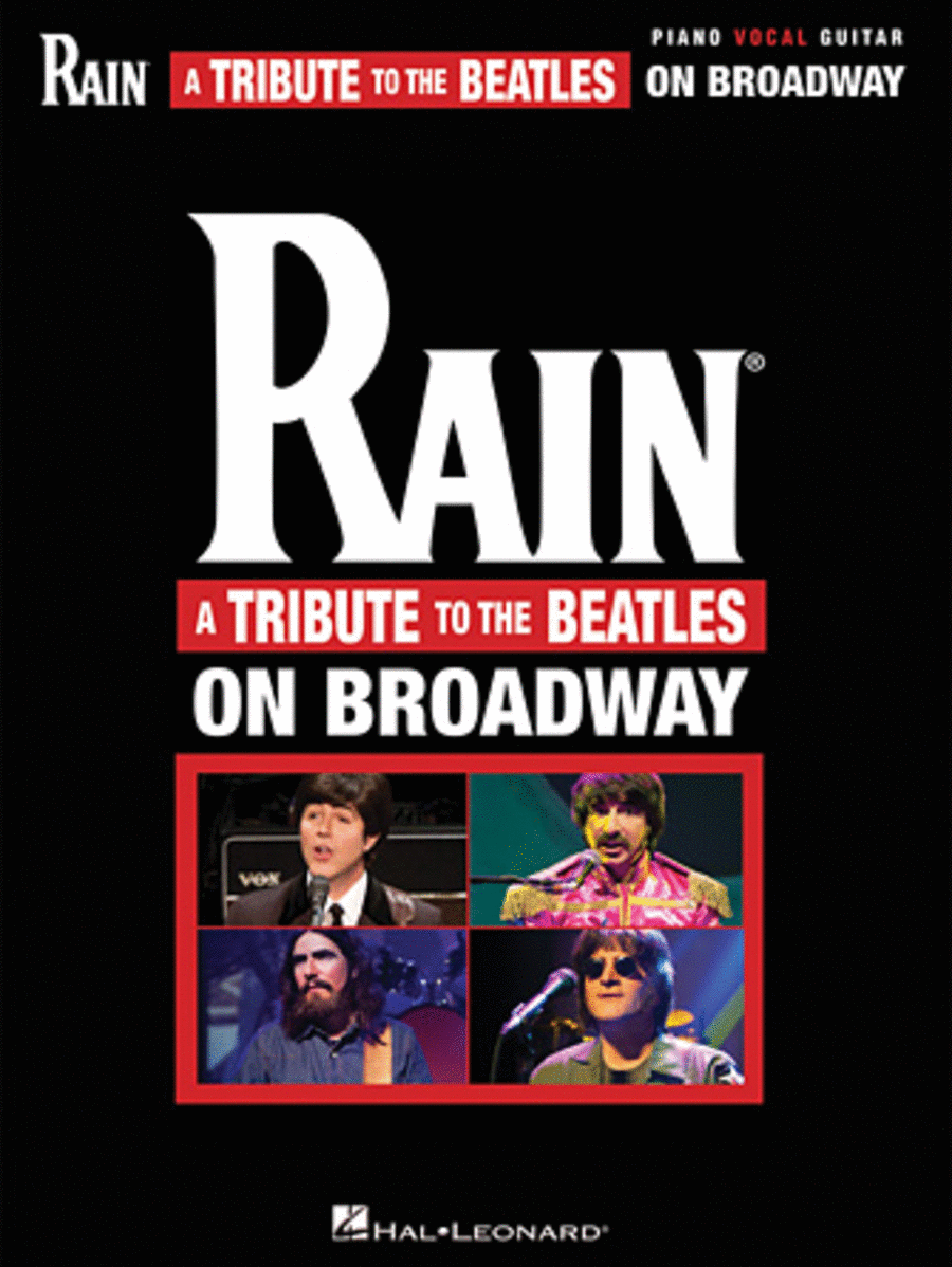 Rain: A Tribute to the Beatles on Broadway Piano, Vocal, Guitar scores gallery preview page 1
