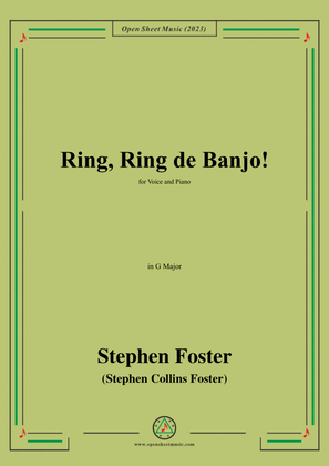 S. Foster-Ring,Ring de Banjo!,in G Major