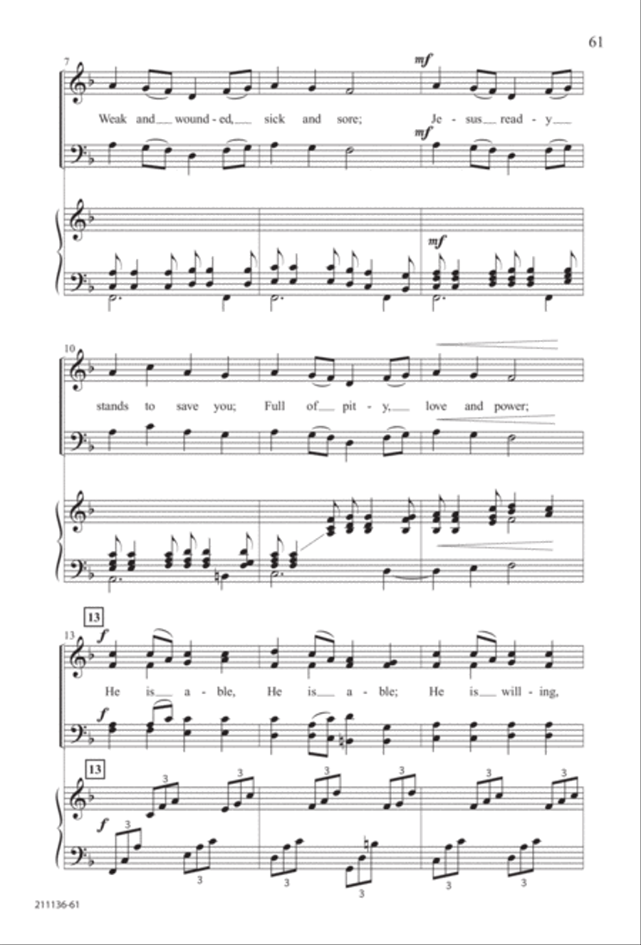Marching to Zion Marching to Zion 4-Part scores gallery preview page 67