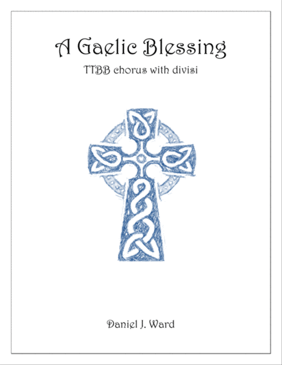 A Gaelic Blessing TTBB scores gallery preview page 1