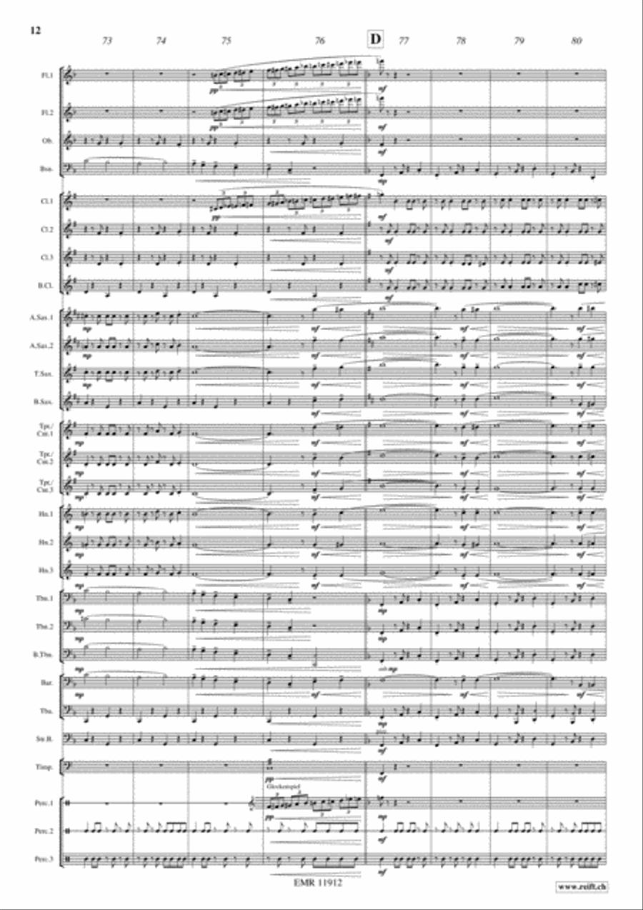 La Dolce Vita Concert Band scores gallery preview page 13