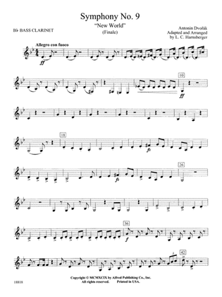 Symphony No. 9 "New World", Finale: B-flat Bass Clarinet