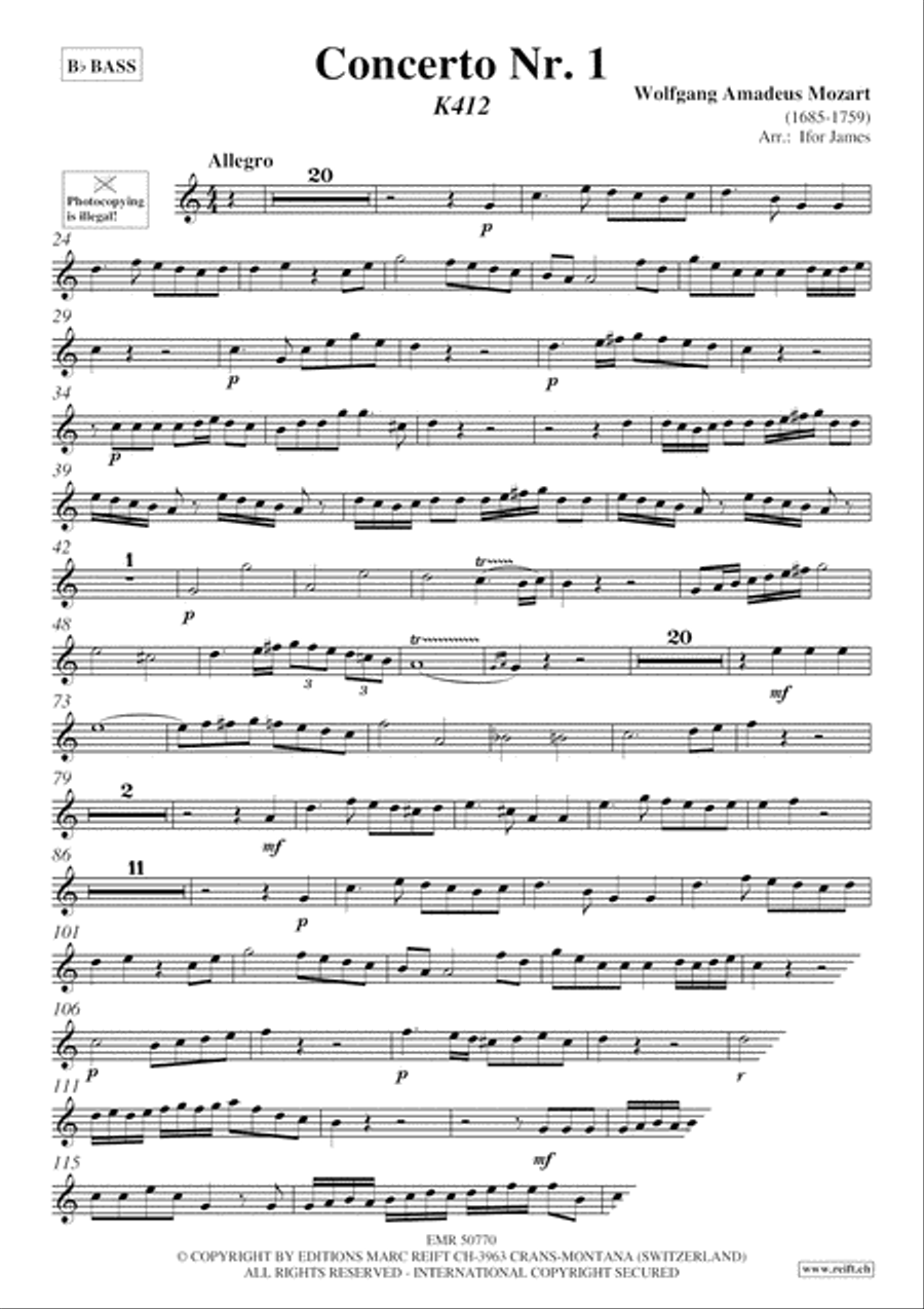 Concerto No. 1 Concerto No. 1 Voice Solo scores gallery preview page 3