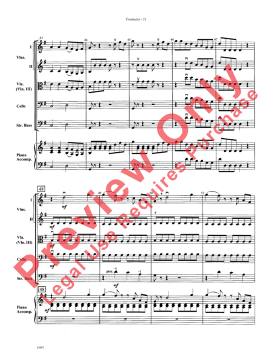 Mozart Classics String Orchestra scores gallery preview page 22