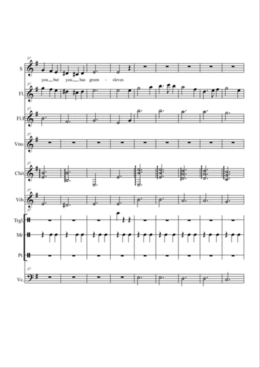 Greenleaves Greenleaves Large Ensemble scores gallery preview page 5