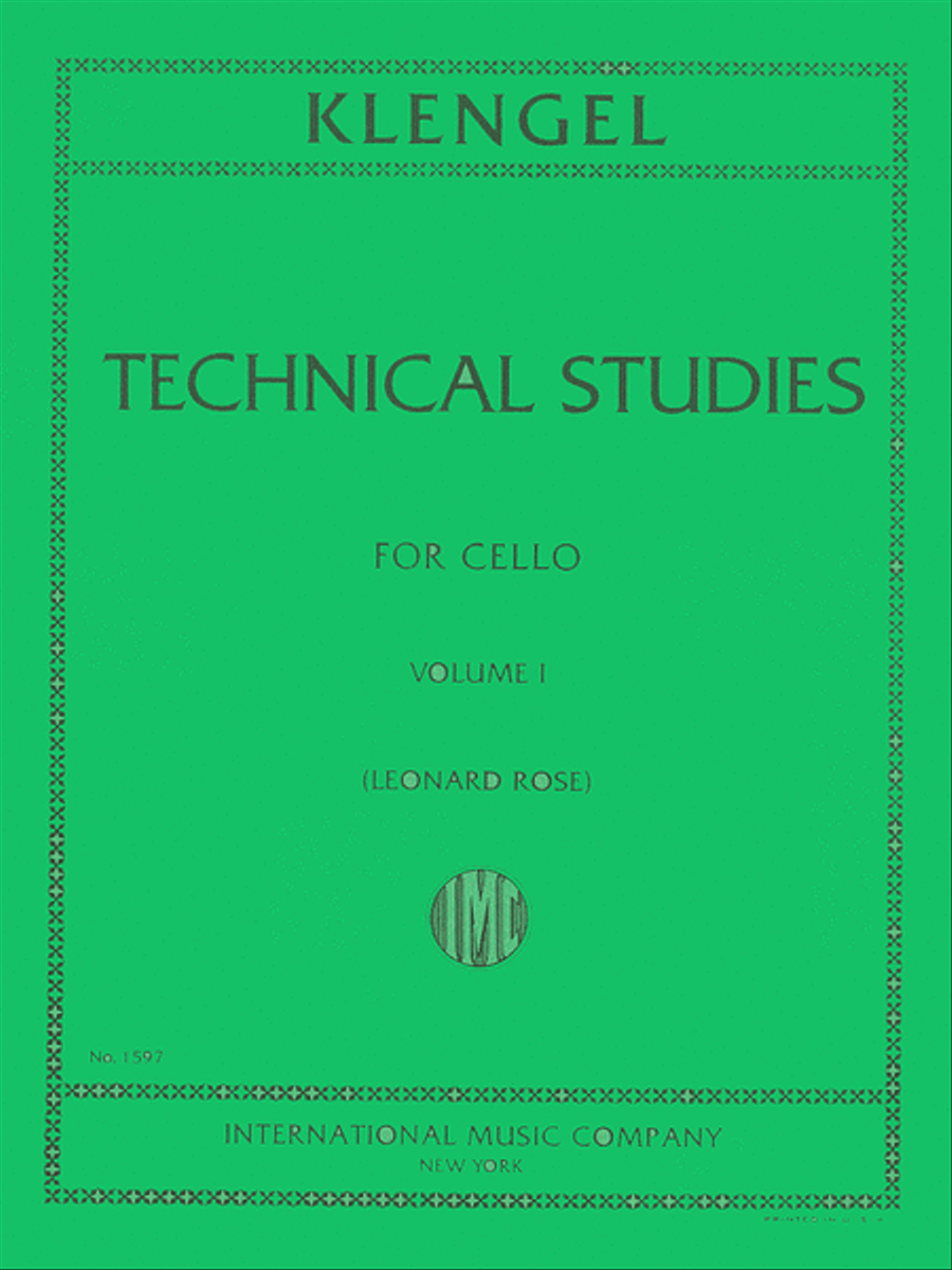 Technical Studies: Volume I Cello Solo scores gallery preview page 1