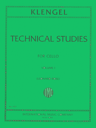 Book cover for Technical Studies: Volume I