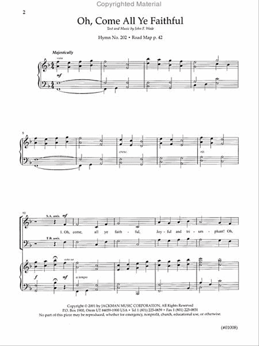 Hymnplicity Christmas - Book 1 4-Part scores gallery preview page 2