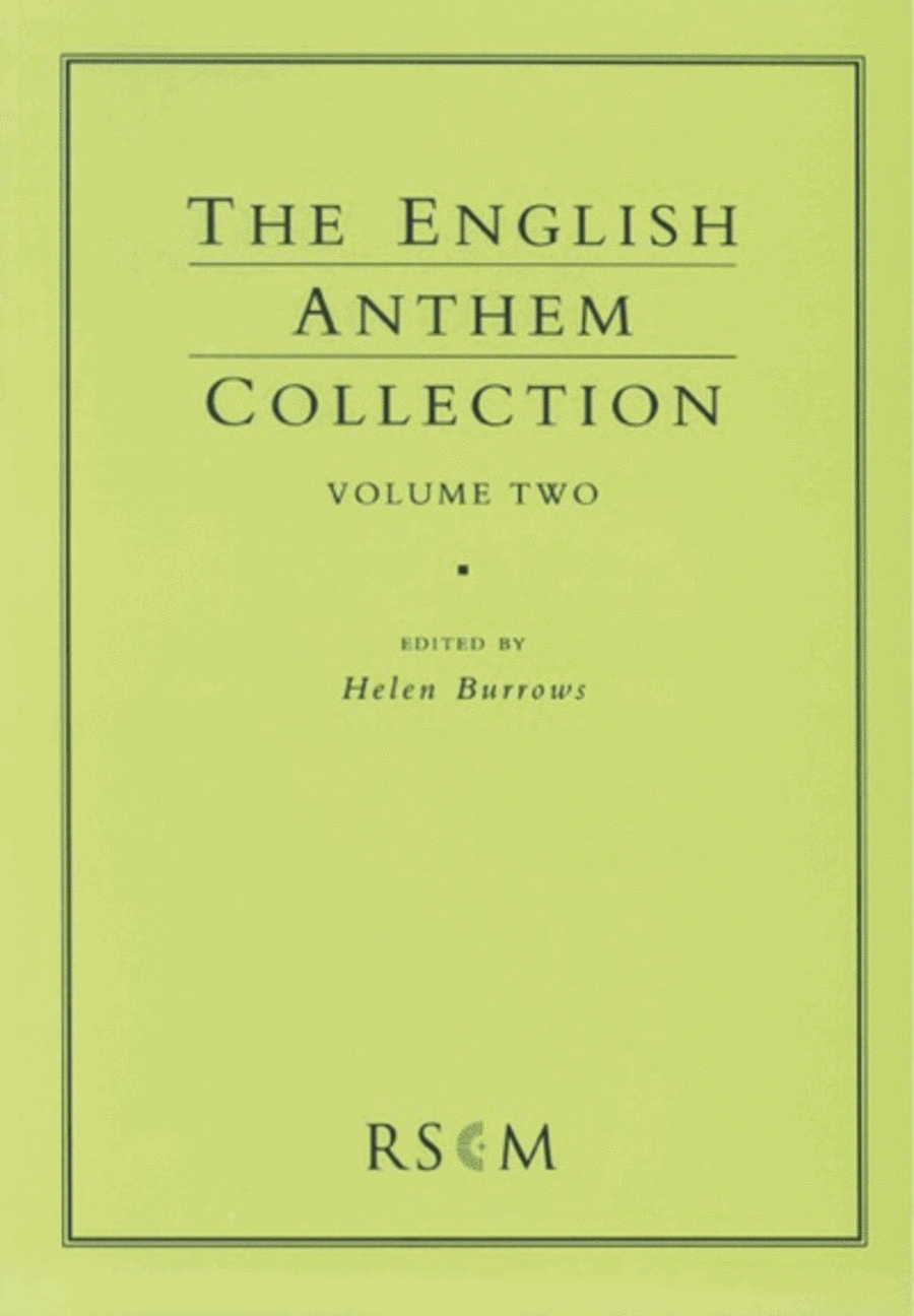 The English Anthem Collection, Volume Two 4-Part scores gallery preview page 1
