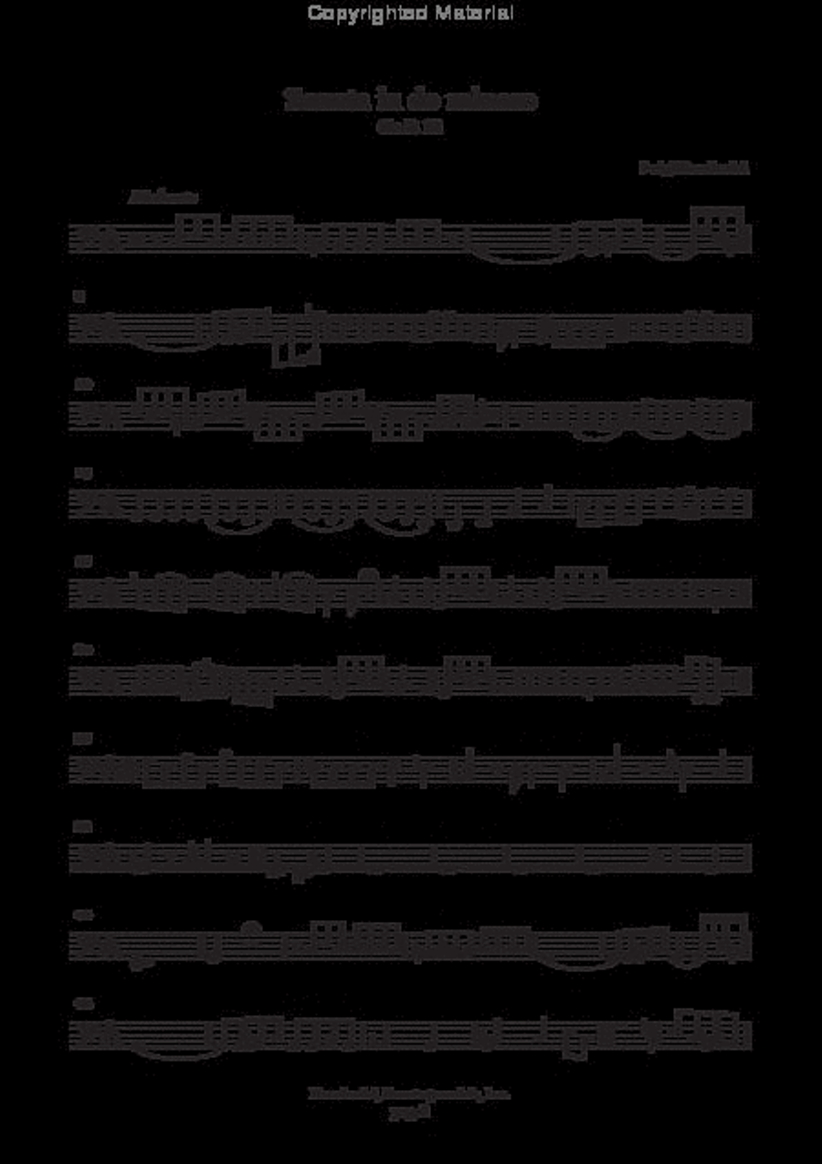 Sonata in do minore GerB 18 Viola scores gallery preview page 4