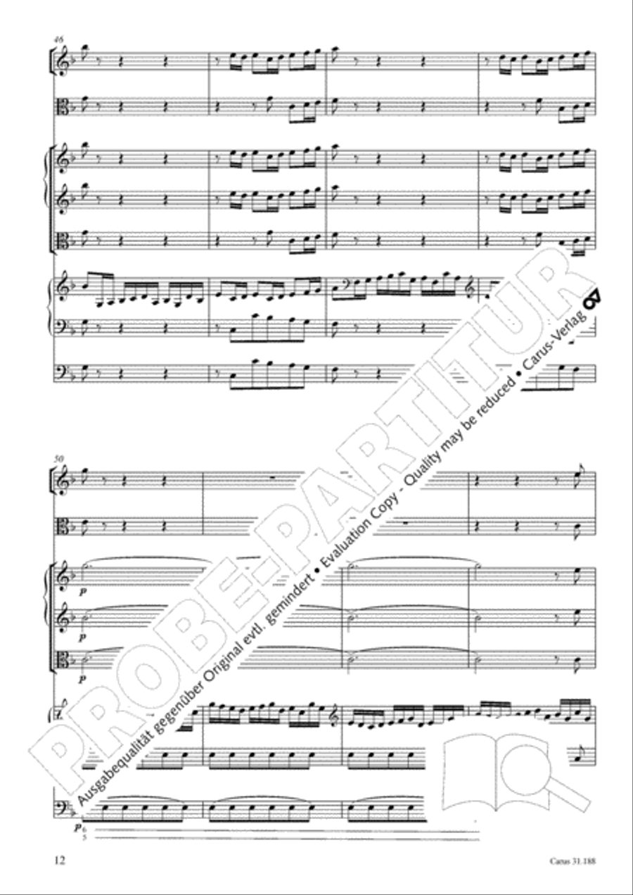 I have placed all my confidence (Ich habe meine Zuversicht) 4-Part scores gallery preview page 13