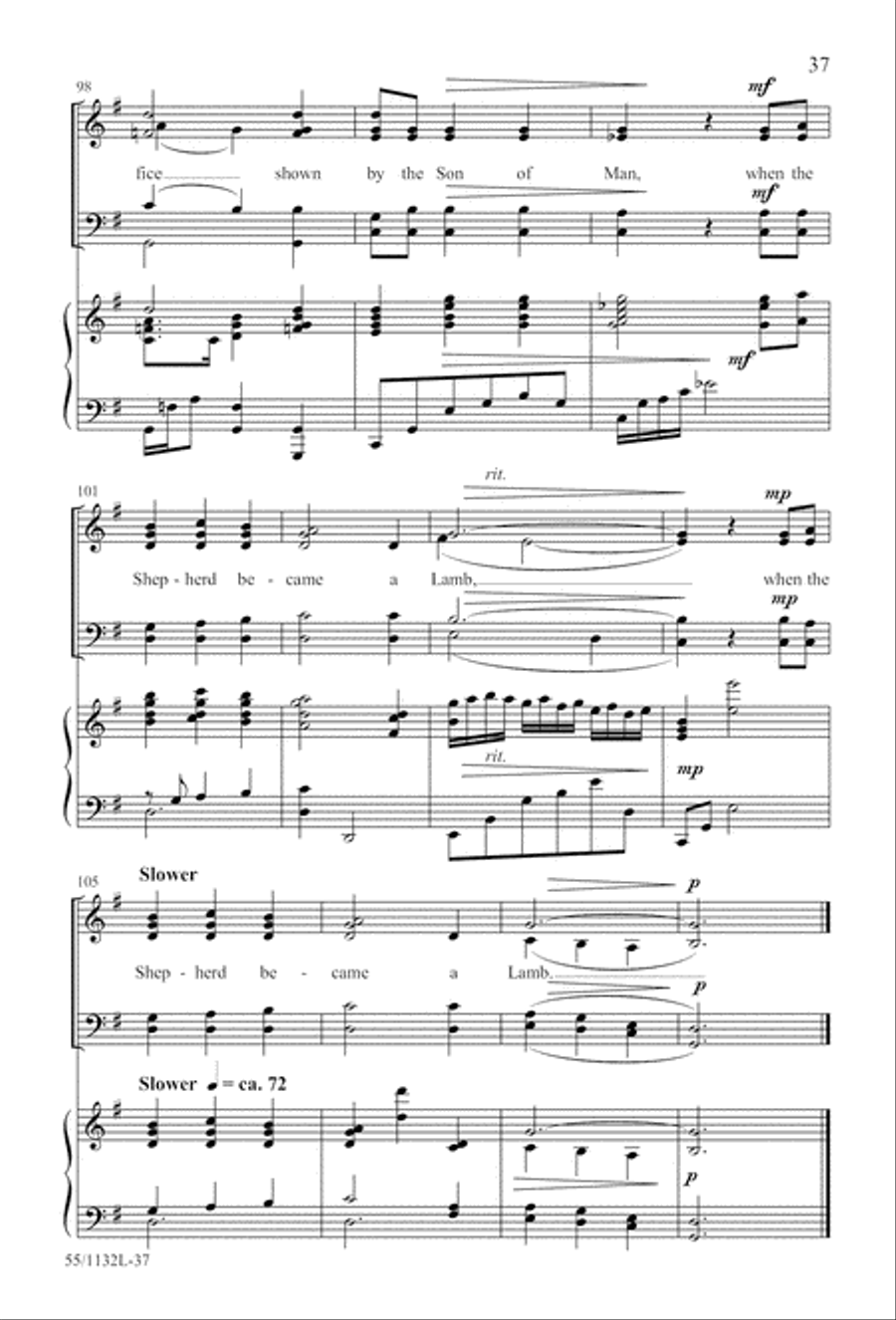 Journey to the Cross 4-Part scores gallery preview page 37