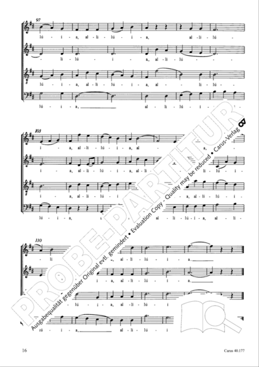 Neun liturgische Chore Neun liturgische Chore Collection / Songbook scores gallery preview page 17