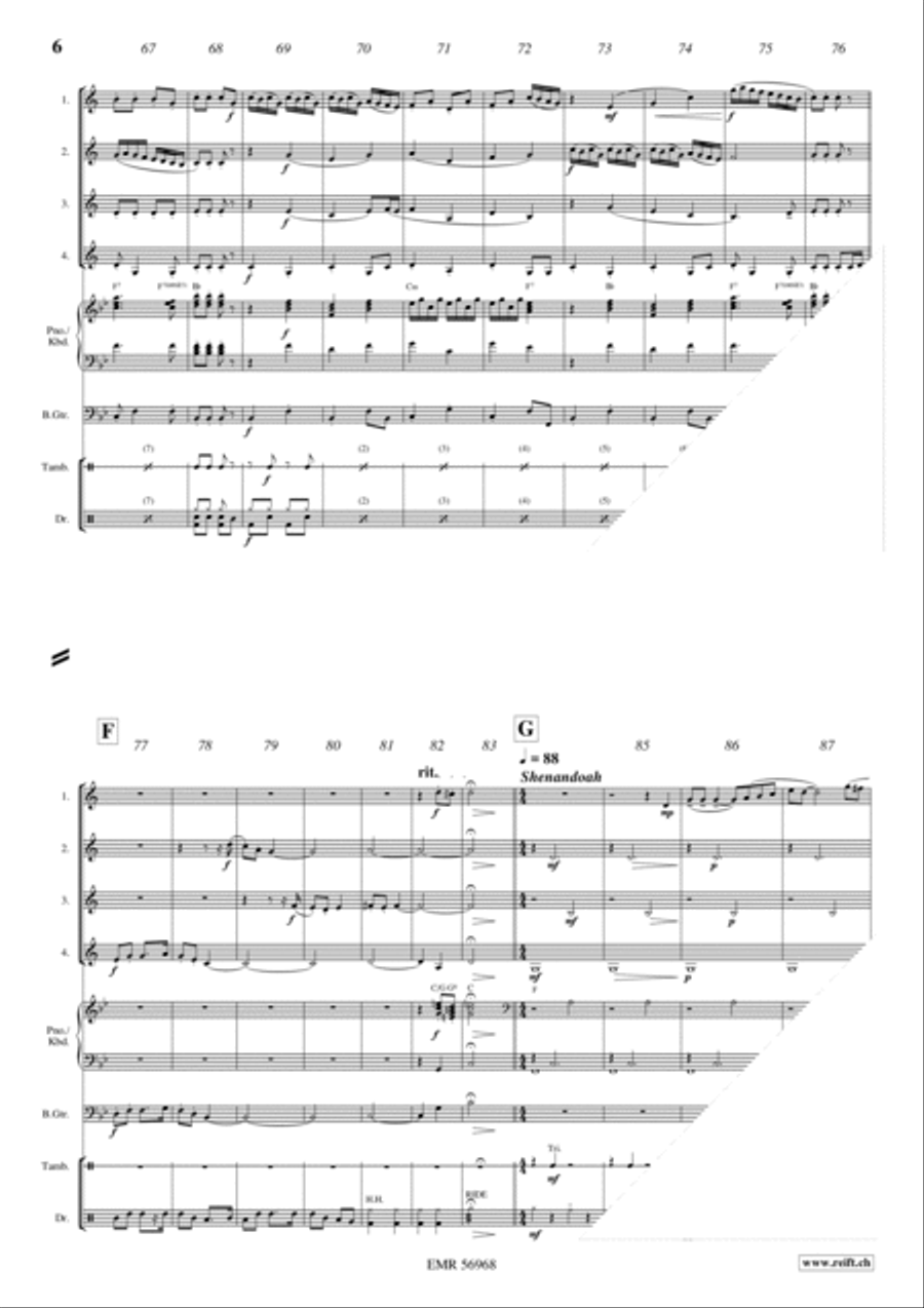 Western Medley Cornet scores gallery preview page 6