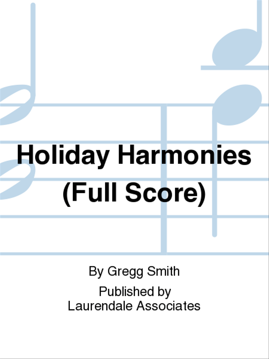 Holiday Harmonies (Full Score) Choir scores gallery preview page 1