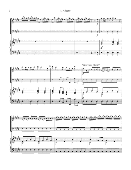 Allegro (i) from La Primavera (Spring) for piano trio image number null