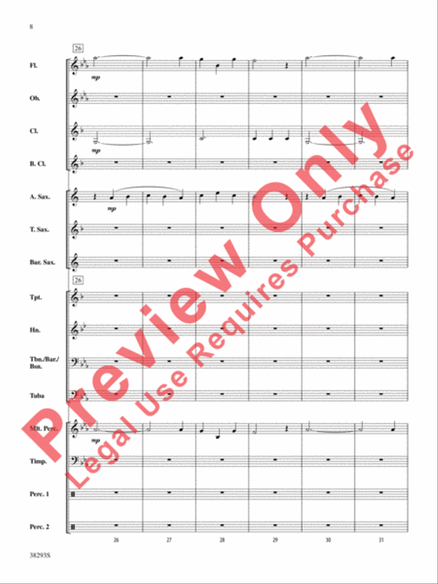 The Beast Concert Band scores gallery preview page 8