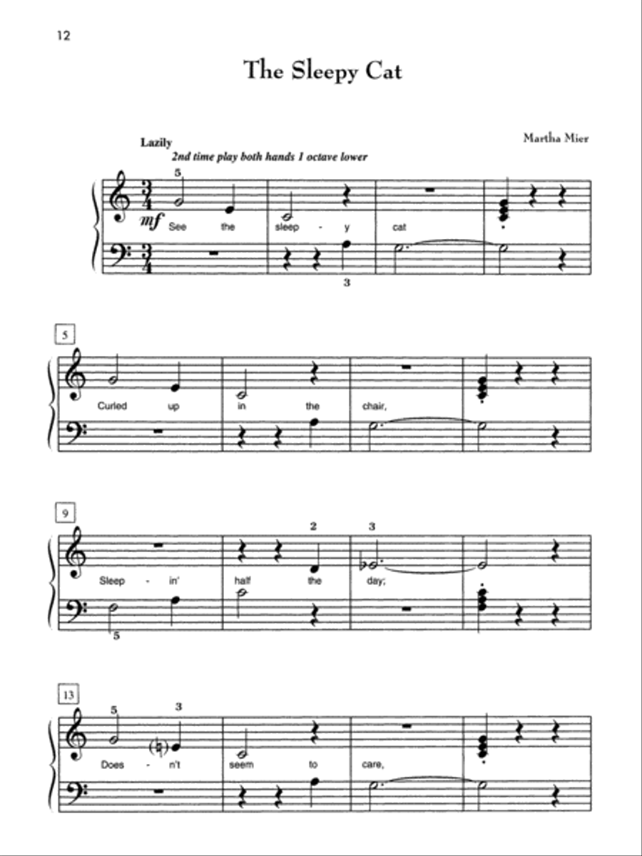 The Best of Martha Mier, Book 1 Easy Piano scores gallery preview page 7