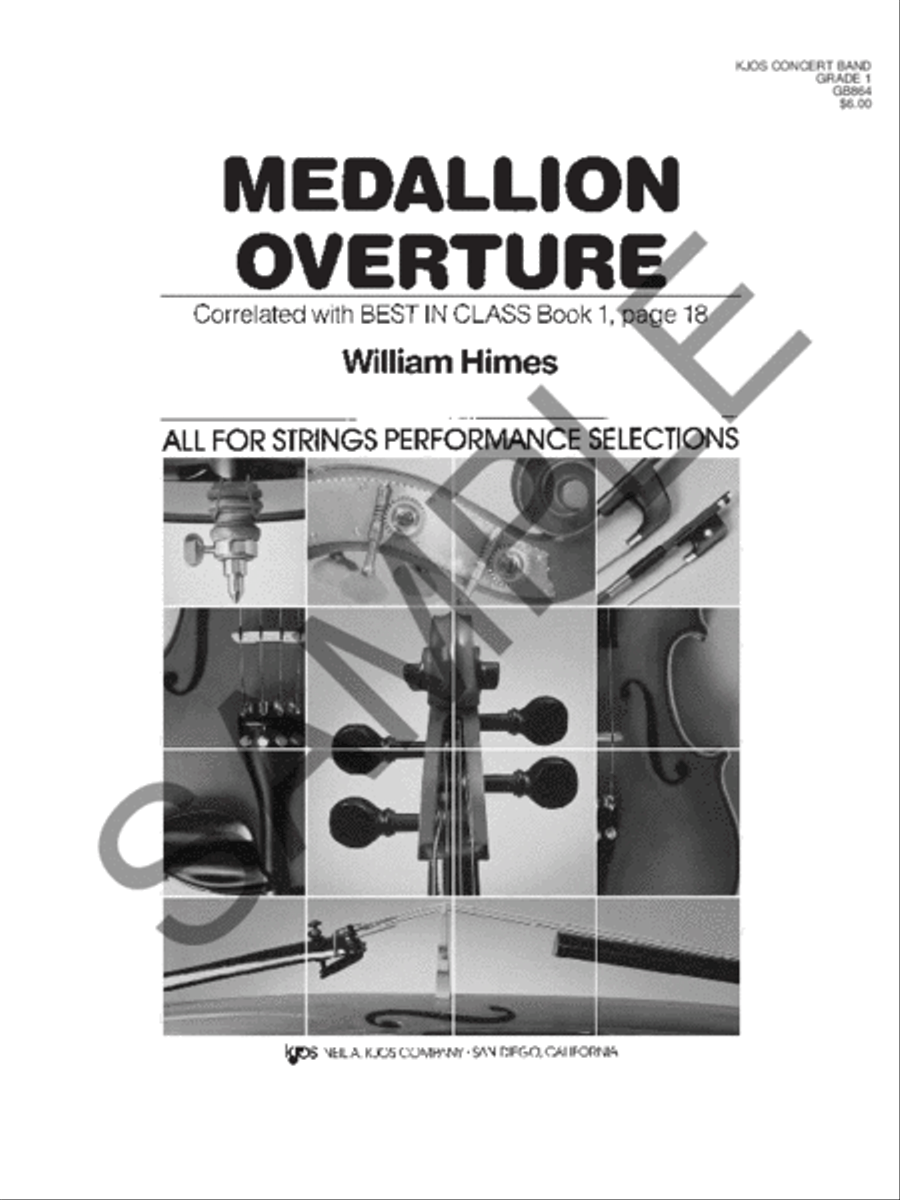 Medallion Overture - Score Concert Band scores gallery preview page 2