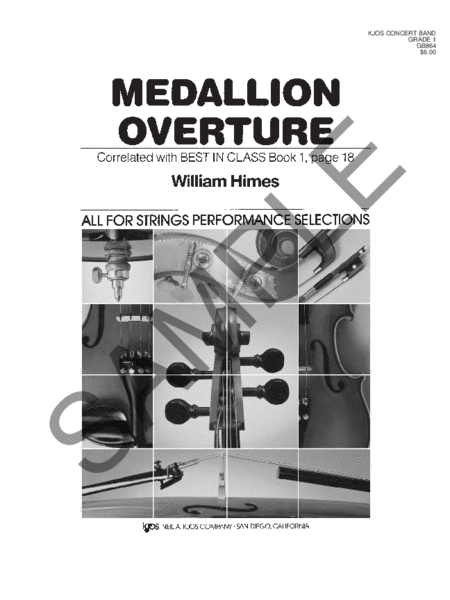 Medallion Overture - Score image number null