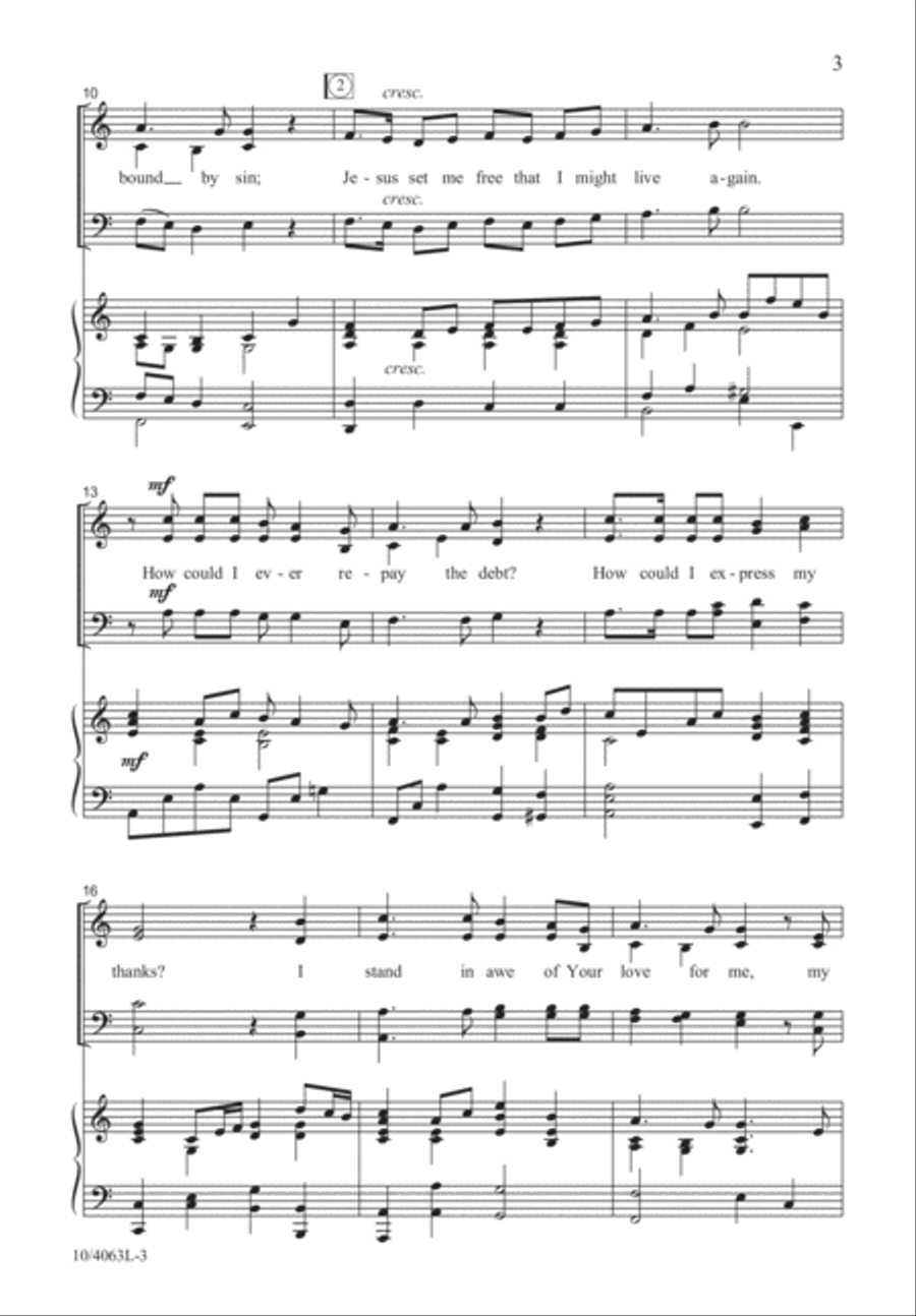 My Redeemer My Redeemer 4-Part scores gallery preview page 3