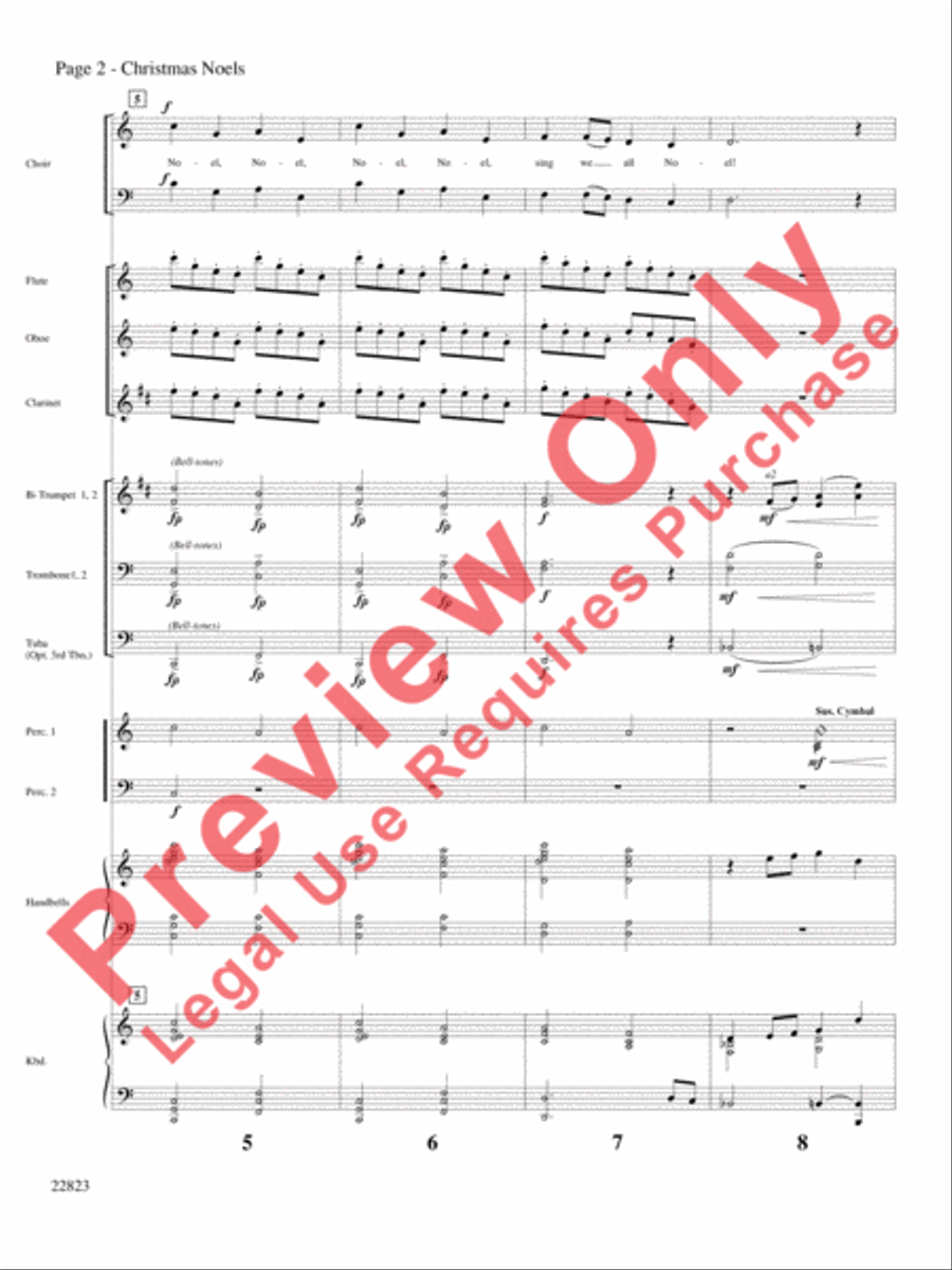 Christmas Noels Choir scores gallery preview page 3