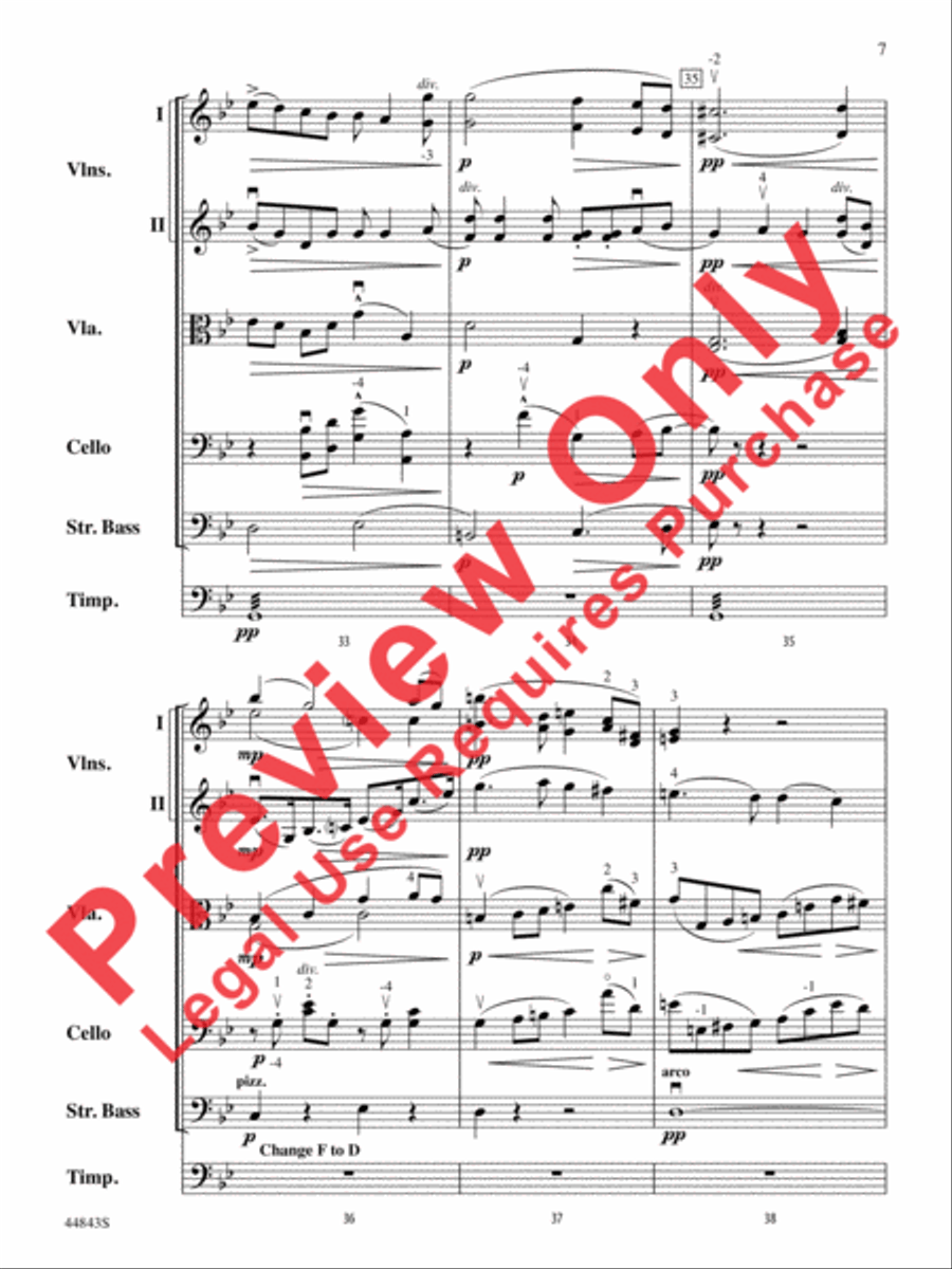 Enigma Variations String Orchestra scores gallery preview page 23