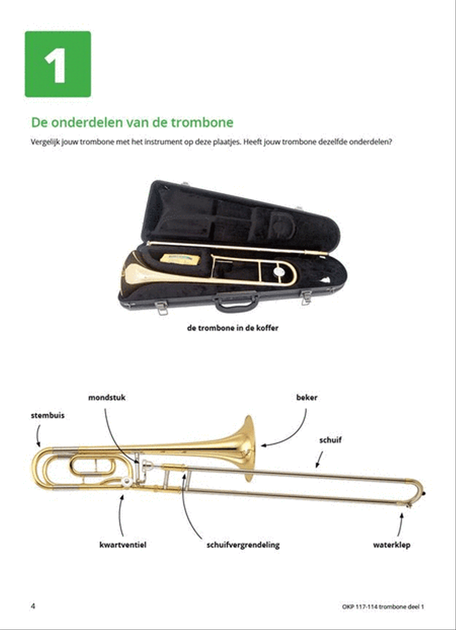 Samen Leren Samenspelen Vlaams Deel 1 Trombone Solo scores gallery preview page 3