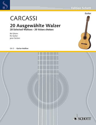 Book cover for 20 Selected Waltzes