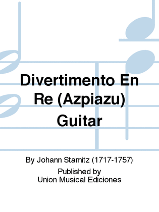 Divertimento En Re (Azpiazu) Guitar