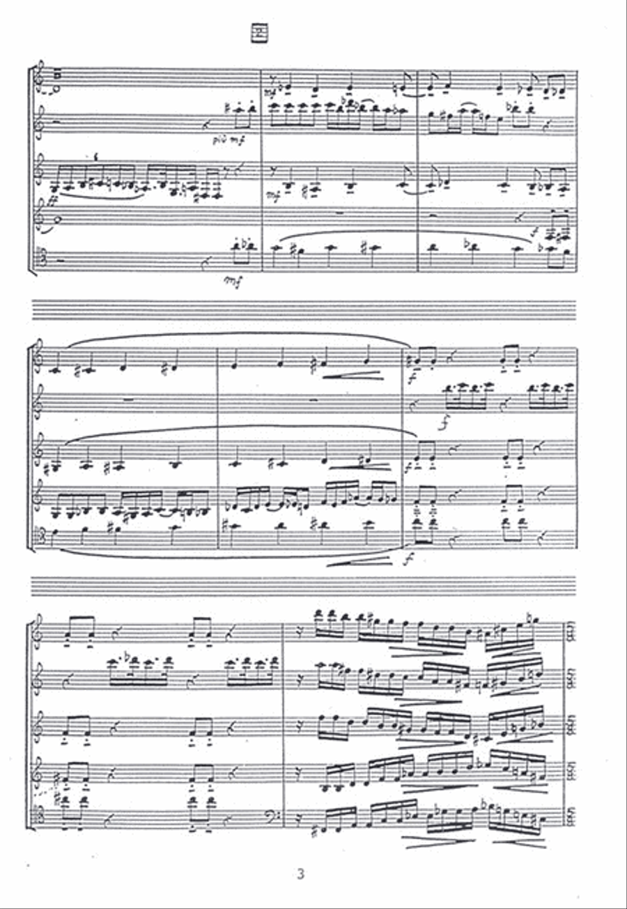Lo Svago Woodwind Quintet scores gallery preview page 4