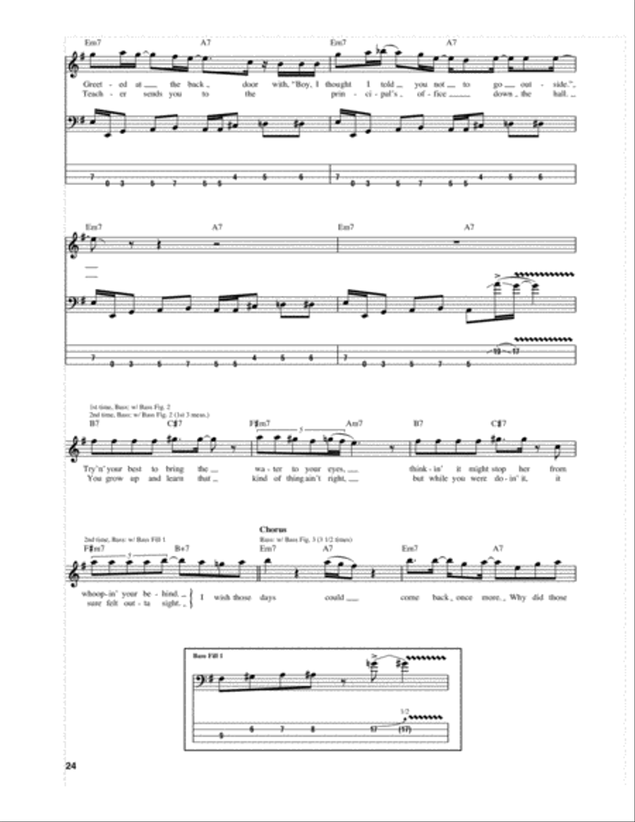 I Wish Guitar Tablature scores gallery preview page 3
