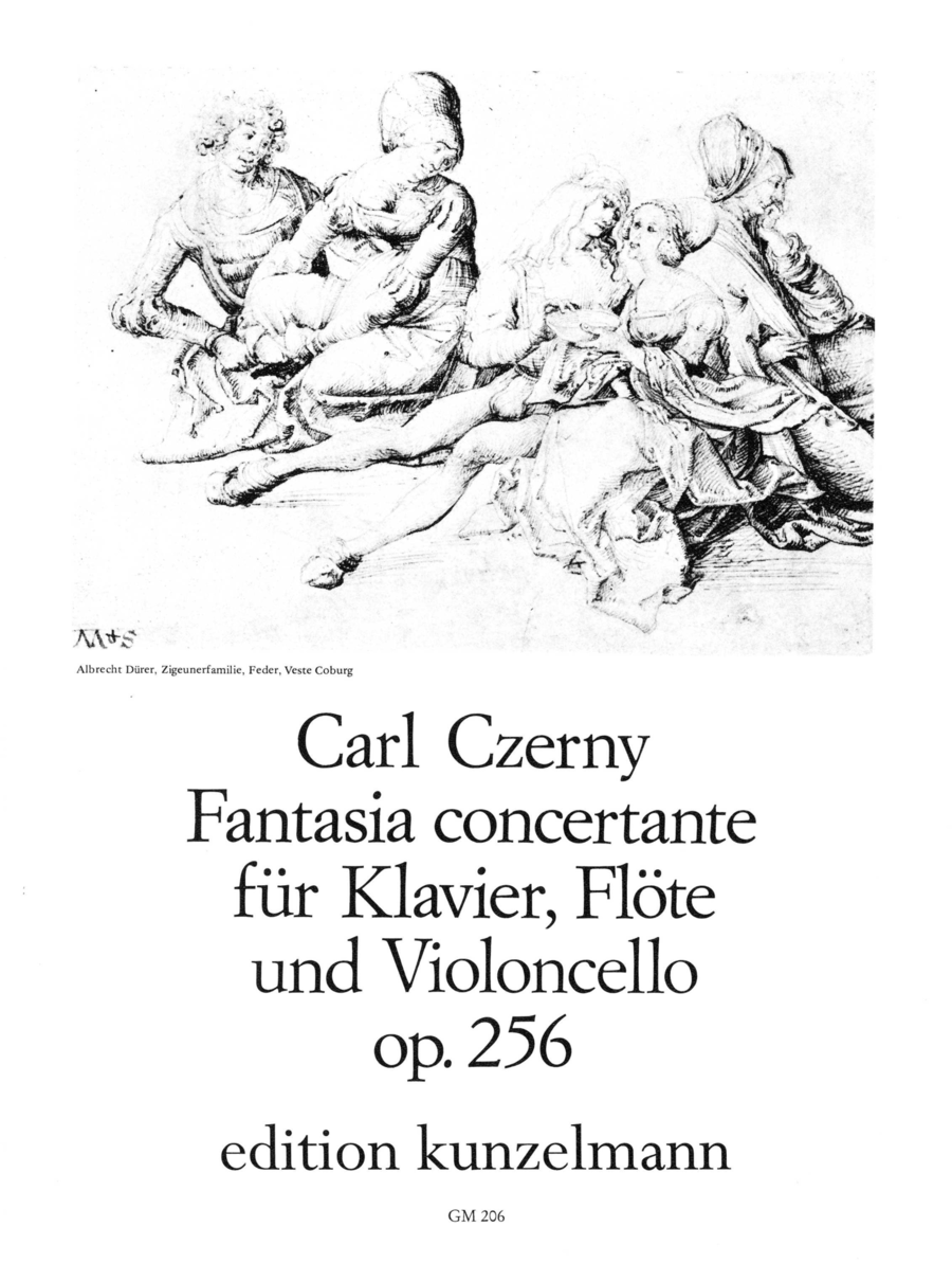 Fantasia concertante for flute, cello and piano Flute scores gallery preview page 1