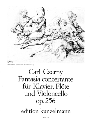 Book cover for Fantasia concertante for flute, cello and piano