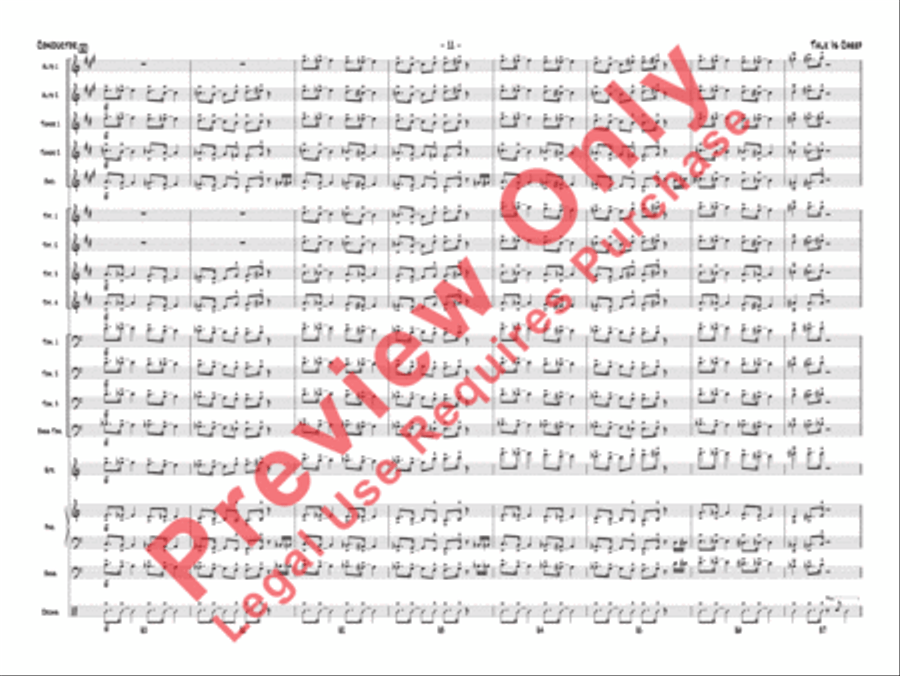 Talk Is Cheep Jazz Ensemble scores gallery preview page 14