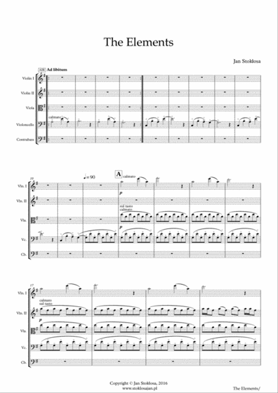 The Elements String Quartet scores gallery preview page 2