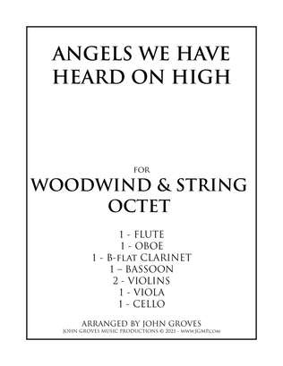 Book cover for Angels We Have Heard On High - Woodwind & String Octet (Ensemble)